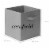 (Set of 6) Collapsible Fabric Cubes, 11 Storage Bins - Gray Perspective: right