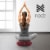 15 Round Meditation Cushion (Organic Cotton) - Burgundy- Node Fitness Perspective: right