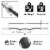 47 EZ Curl Olympic Barbell - 9.3KG 28mm Grip 400LB 4 Needle Bearing Perspective: right