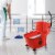 Dryser Commercial Mop Bucket with Side Press Wringer - 33 Quart, Red Perspective: right