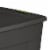 Sterilite 35 Gallon Storage Tote Box with Latching Container Lid, Gray (8 Pack) Perspective: right