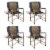Kamp-Rite CC105 Tailgating Camp Folding Directors Chair with Side Table (4 Pack) Perspective: right