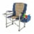 Kamp-Rite Outdoor Camp Folding Directors Chair with Side Table & Cooler (3 Pack) Perspective: right
