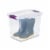 Sterilite 17631706 27 Quart ClearView Latch Box Storage Tote Container, 12 Pack Perspective: right