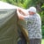 Clam Quick Set Screen Hub Green Fabric Wind & Sun Panels Accessory Only (6 Pack) Perspective: right