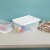 Sterilite 16 Quart Clear Plastic Stacking Storage Container Box w/ Lid, 48 Pack Perspective: right