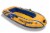 Intex Challenger 2 Inflatable 2 Person Boat Raft Set w/ Oars & Air Pump (2 Pack) Perspective: right