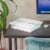 Sterilite Large Clear Plastic Stackable Storage Bin w/ Clear Latch Lid, 24 Pack Perspective: right