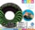Intex River Rat 48-Inch Inflatable Tube Raft For Lake, Pool, or River (8 Pack) Perspective: right