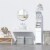 HOMCOM Bathroom Storage Cabinet Tall Towel Organizer Wood Tower Shelves Cupboard Perspective: right