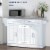 Steel Top Kitchen Island Cart Hidden Rolling Wheel Cabinet w Drawers Storage Box Perspective: right