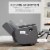 Manual Sofa Recliner Padded Seat Rocking Chair Lounger 360° Swivel w/Footrest Perspective: right