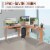 L-Shaped Corner Computer Office Desk  PC Table Workstation with  Keyboard Tray Perspective: right