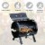 20  Outdoor Tabletop BBQ Charcoal Grill Metal Free-standing w/Wooden Handle Perspective: right