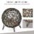 20.5  Comfortable Rattan Cat Bed w/ Soft Cushion, Round Design, Circulation Perspective: right