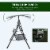 Porch Swing Hammock Bench Lounge Chair Steel 3-Seat Padded Outdoor Canopy Grey Perspective: right