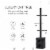 Cat Scratcher Ceiling High Multi-level w/ Jute 86.5   H - 96.5  H Perspective: right