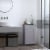 Modern Shower & Lavatory Mulitple Storage Freestanding Unit w/Anti-Topple, Grey Perspective: right