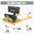 3-in-1 Conditioning Compact Full Body Workout Ergonomic Sissy Squat Machine Perspective: right