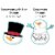 Big Dot of Happiness Let It Snow - Snowman Lawn Outdoor Christmas & Holiday Yard Decor 10 Pc Perspective: right
