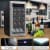 NutriChef Digital Electric 18 Bottle Thermoelectric Wine Chiller Cooler, Black Perspective: right