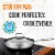 Nutrichef Stainless Steel Stir Fry Pan With Lid 10 Inch Perspective: right