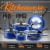 SereneLife 15 Piece Pots and Pans Non Stick Chef Kitchenware Cookware Set, Blue Perspective: right