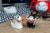 Nightmare Before Christmas Scary Teddy & Zero Ceramic Salt & Pepper Shakers Perspective: right