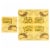 Taco Party Bundle, Includes Plates, Napkins, Cups, and Cutlery (24 Guests,144 Pieces) Perspective: right