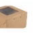 25 Pack Kraft Paper Cake Box with Display Window, 4 x 4 x 2.3 Inches, Brown Perspective: right