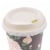 48 Pack Vintage Floral Paper Insulated Coffee Cups with Lids, 4 Designs, 16 Ounces Perspective: right