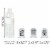 Big Dot of Happiness Graveyard Tombstones - Cupcake Toppers Party Clear Treat Picks - 24 Ct Perspective: right