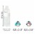 Big Dot of Happiness Holly Jolly Penguin - Cupcake Toppers Christmas Clear Treat Picks 24 Ct Perspective: right