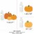 Big Dot of Happiness Pumpkin Patch Fall, Halloween or Thanksgiving Party Table Toppers 15 Ct Perspective: right