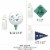 Big Dot of Happiness Par-Tee Time Golf Birthday or Retirement Centerpiece Table Toppers 15 Ct Perspective: right