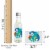 Big Dot of Happiness Roar Dinosaur - Mini Wine Bottle Stickers - Dino Mite Party Favor 16 Ct Perspective: right
