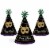 Big Dot of Happiness Mardi Gras - Cone Happy Birthday Party Hats - Set of 8 (Standard Size) Perspective: right