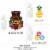 Big Dot of Happiness Tiki Luau - Hawaiian Party Centerpiece Sticks - Table Toppers - 15 Ct Perspective: right
