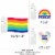 Big Dot of Happiness Love is Love - Gay Pride LGBTQ Rainbow Centerpiece Table Toppers 15 Ct Perspective: right