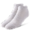Pair of Thieves Blackout/Whiteout Men's Cushioned Low-Cut Socks - Light Gray Perspective: right