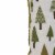 Northlight Woodland Trees Christmas Throw Pillow - 15 - Green and White Perspective: right