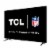 TCL 50" 4k HDR Smart TV Perspective: right