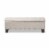 Hannah Storage Bench in Beige Perspective: right