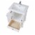 Elegant Decor VF-2001 24 in. Single Bathroom Vanity Set, White - Large Perspective: right
