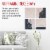 8  x 8  Gallery Depth 1-1/2  Profile Stretched Canvas 5-Pack - Gesso Triple Primed Cotton Perspective: right