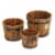 Home Locomotion 10015114 Country Barrel Planters Set Perspective: right