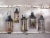 Home Locomotion  Large Rustic Wood Lantern Perspective: right