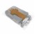 Medium Metallic Silver Paper Gift Bags with Metallic Handles, Party Favor Bags Perspective: right
