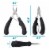 ZenToes Heavy Duty Nail Clippers with Stainless Steel Curved Blade for Ingrown Toenails Perspective: right