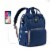 Sunveno Canvas Diaper bag Backpack, Travel Backpack, Vegan Leather Parents Nappy Bag Large Ca Perspective: right
